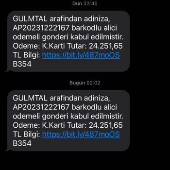 PTT Kargo Kargo Ve Ödeme Hatası Şaşkınlığı