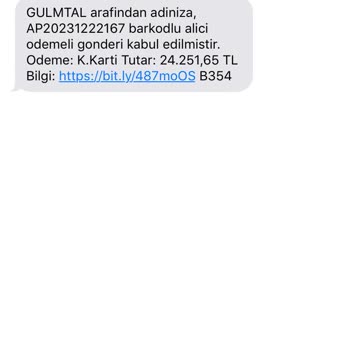 G U L M T** PTT Kargo