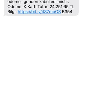 PTT Kargo Kabul Edilmeyen Yüksek Tutarlı Gönderi İddiası