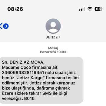 Madame Coco'da Sipariş Sorunsalı