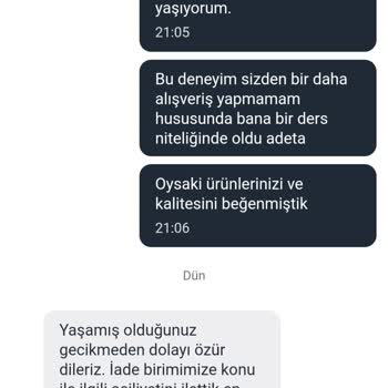 Buratti Ücret İademi Yapmıyor