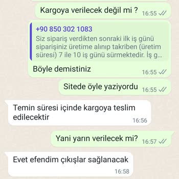 Ofisel Refakatçi Koltuğunun Teslim Edilmemesi