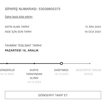 Zara Kargom Ulaşmıyor Bölge Dışı