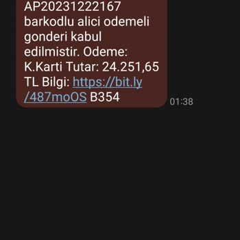PTT Kargo İstenmeyen Alışveriş Mesajı Şoku!