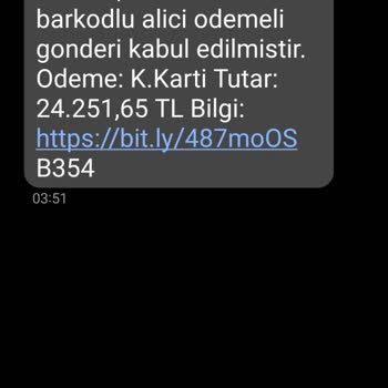 Gulmtal (SMS) Sahte PTT Mesajı