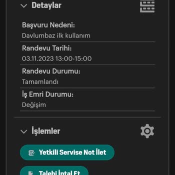 Arçelik Marka Arızalı Davlumbazın Değişiminin Yapılmaması