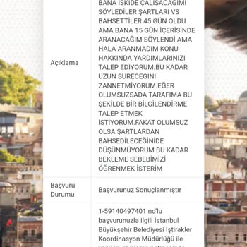 İbb İse Alim Mülakata Girdim Geri Dönüş Olmadı