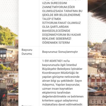 İbb İse Alim Mülakata Girdim Geri Dönüş Olmadı