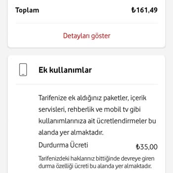 Vodafone Faturamı Her Ay Çok Ödüyorum