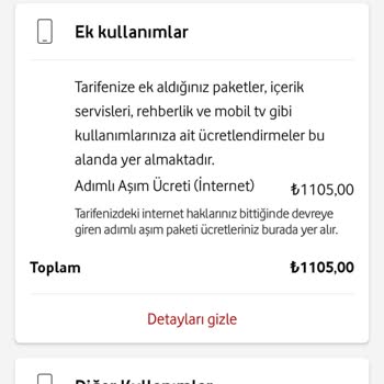 Vodafone Fatura Yüksek Gelmesi