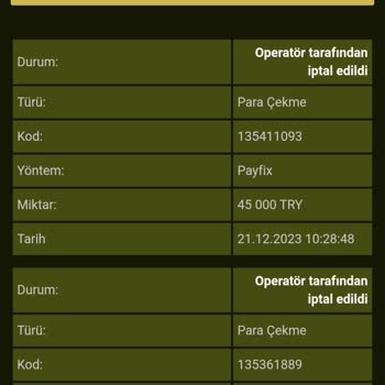 GrandPashaBet Çekim Talebi İptali