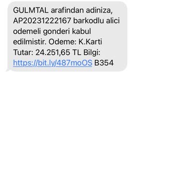 PTT Kargo Kabul Edilmeyen Gönderi Ve Yüksek Ücret Şaşkınlığı