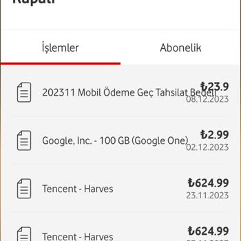 Vodafone Tencent Games Mobil Ödeme