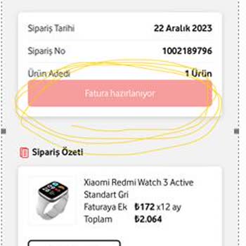 Vodafone Sipariş İptali ve Müşteri Temsilcisi