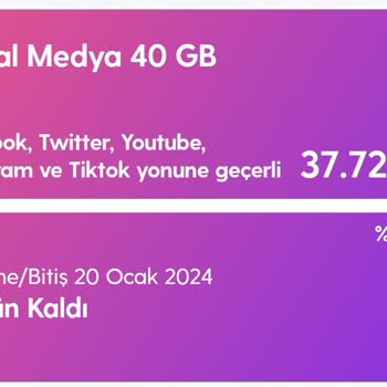 Turkcell Sosyal Medya Paketinden İnternet Harcanmıyor
