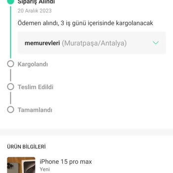 Dolap Para İadesi Ve Üyeliğim Aktif Hale Getirilmesi