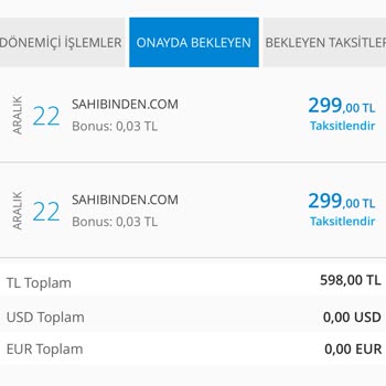 Sahibinden Fazla Para Tahsilatı