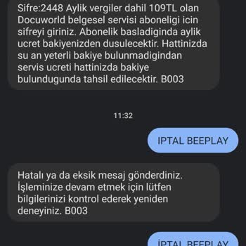 Vodafone Talebim Olmadan Abonelik