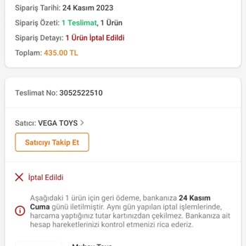 Nays Para İademi Yansıtmıyor