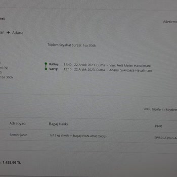 Pegasus Uçuştan Yarım Saat Önce Yolcu Almadı