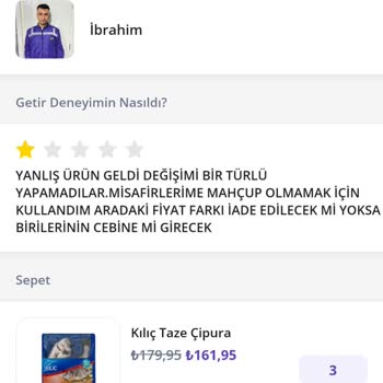 Getir Büyük Depo Sorumsuzluğu Ve Giderilmeyen Mağduriyet