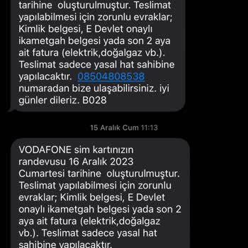 Vodafone Jetlogi Acemiliği Yüzünden Yaşanılan Mağduriyet