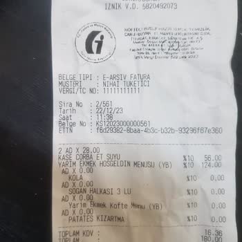 Migros Yemek Uygulamasından Ödeme Alınıp Sipariş Eksikliği.