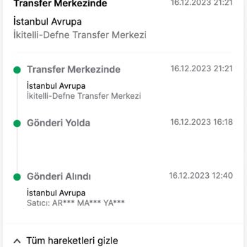 Trendyol'dan Satın Alınan Ürünün Teslim Edilmemesi