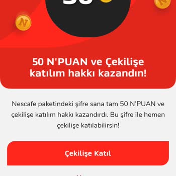 Nescafe Puan Ve Hediye Çeki Beklerken Hayal Kırıklığı!