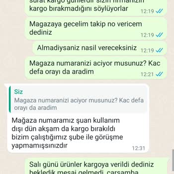 Baby Days Firması Ürünü Göndermiyor