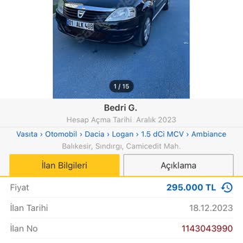 Sahibinden.com İçinde Bulunan Güvensiz İnsanlar