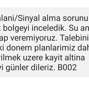 Turkcell Çekmeyen Şebeke Sinyal Dışı