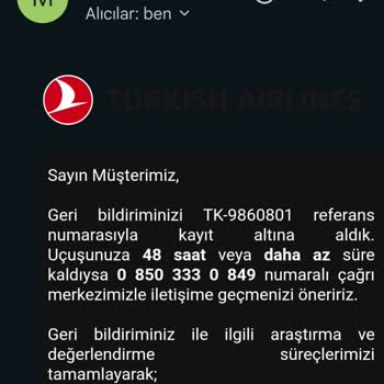 Türk Hava Yolları İade Çeki