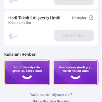 Hadi Tom Pay Veresiye Sorunu. -tl Sorunu Veresiye Kullanamıyorum