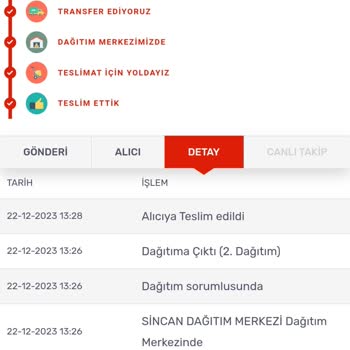 Kargomsende Teslim Edilmeyen Kargo, Teslim Edildi Gözüküyor