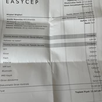 EasyCep Sattığım Ürünlerin Ücretlerini Yatırmıyor?