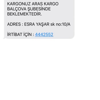 Aras Kargo Teslim Edilmeyen Ürün