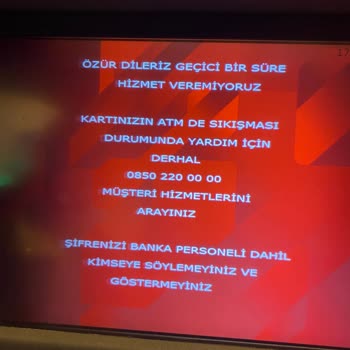 Ziraat ATM Si Paramı Yuttu