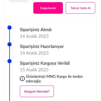 Pazarama Teslim Edilemeyen Ürün