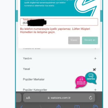 Watsons Müşteri Hizmetleri Varmış Gibi Görünüp Aslında Nasıl Yok Olduğu!