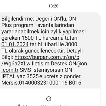 Burgan Bank Harcama Limit Artırımı