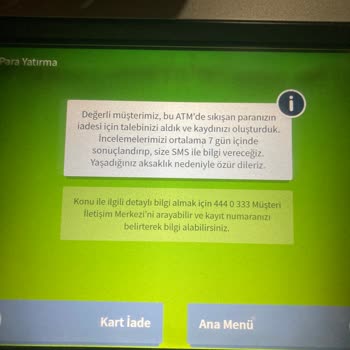 Garanti BBVA ATM Para Sıkışması