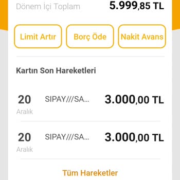 Sipay Fazladan Çekilen Para