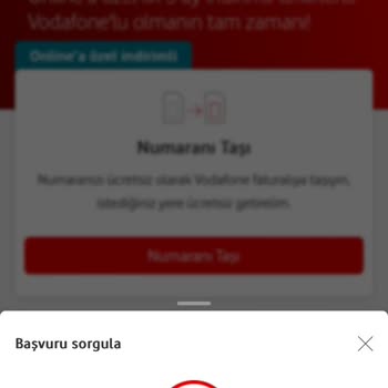 Vodafone Başvuru İptali N