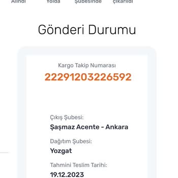 Sürat Kargo Kargomu Neden Getirmiyorsun?