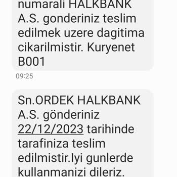Kuryenet Kargo Yok İletildiği Söyleniyor