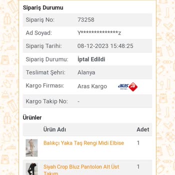 Nare Giyim Ürün İptali Sonrası İade İşleminin Gecikmesi