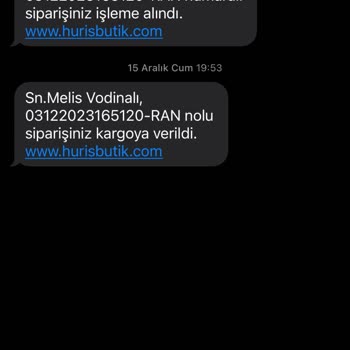 Huriş Butik Aldığım Ürünü Kargoya Vermiyor