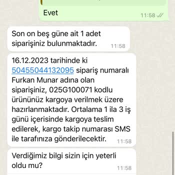 Derimod Uzun Kargolama Süresi