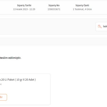 Trendyol'da Tarihi Geçmiş Gıda Ürünleri Satılıyor